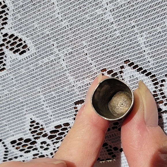Antique Sterling Thimble - Picture 4 of 5